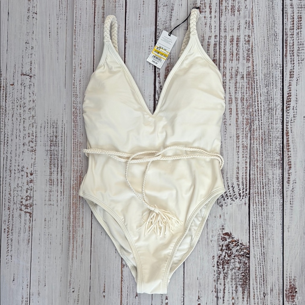 Shade & Shore Cream One Piece Swimsuit - Picture 2 of 12